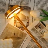 Load image into Gallery viewer, Metal Slim-Rod Table Lamp | USB Rechargeable Touch Dimming | Minimalist Decorative Desk Light