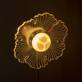 Load image into Gallery viewer, Petal-Shape Artistic Table Lamp | Touch Dimming Metal Base | USB Rechargeable Decorative Light