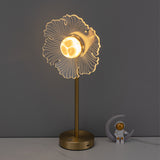 Load image into Gallery viewer, Petal-Shape Artistic Table Lamp | Touch Dimming Metal Base | USB Rechargeable Decorative Light