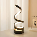 Load image into Gallery viewer, S-Shaped Modern Table Lamp | Curved Light Sculpture | Decorative Ambient Desk Light