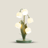 Load image into Gallery viewer, Lily-of-the-Valley Table Lamp | Floral Bouquet Design | Decorative Ambient Light