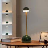 Load image into Gallery viewer, Half-Dome Metal Table Lamp | USB Rechargeable Touch Dimming | Minimalist Tall Desk Light