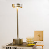 Load image into Gallery viewer, Metal Slim-Rod Table Lamp | USB Rechargeable Touch Dimming | Minimalist Decorative Desk Light